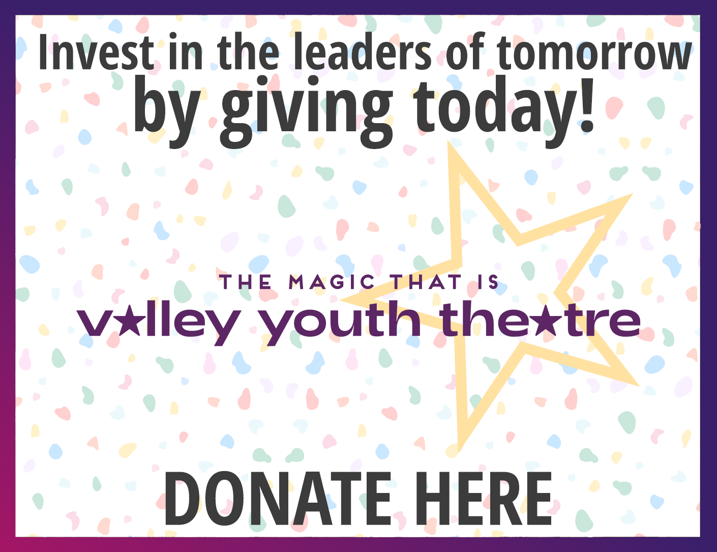 Your tax deductible donation today